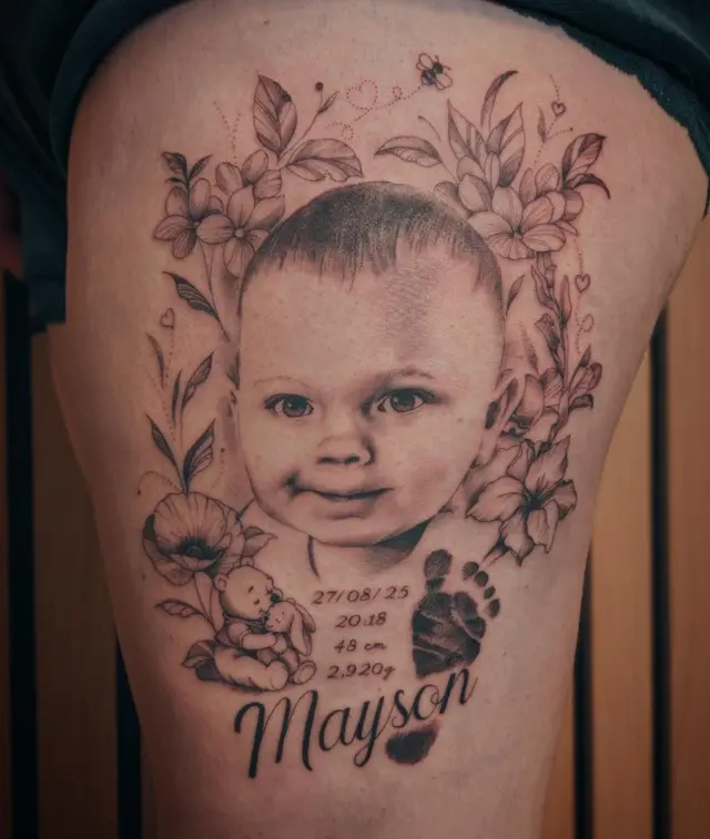 Recent tattoo work by Tattoo Bast-et